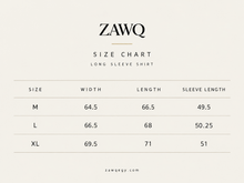 ZAWQ Signature Long Sleeve Shirt